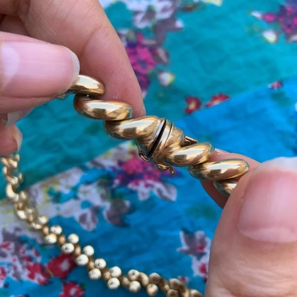 Beautiful 14kt Yellow Gold San Marco Chain Necklace (47.7 grams) - Picture 12 of 13